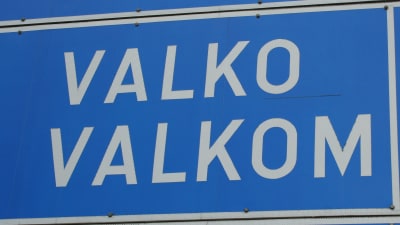 Vägskyltar på Lappträskvägen