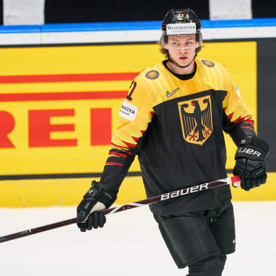 Tyska hockeyspelaren Moritz Seider.