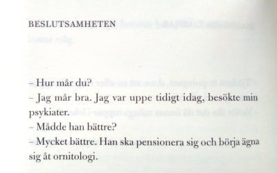 Utdrag ur Ulrika Nielsens bok "Korta texter ... "