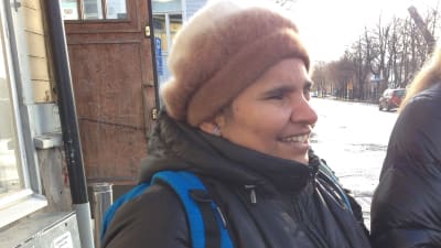 Paulina Hannus tar en liten paus