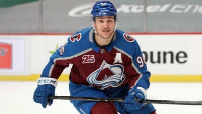 Mikko Rantanen i Colorados tröja.