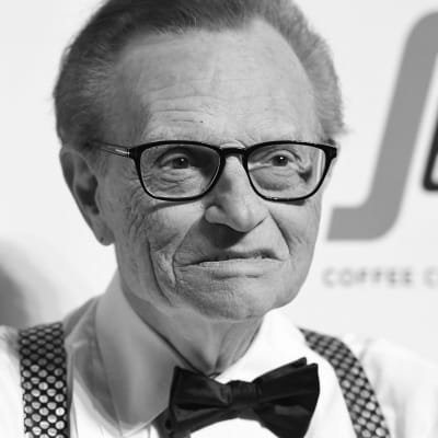 Den amerikanska programledaren Larry King fotograferad den 21 september 2016.