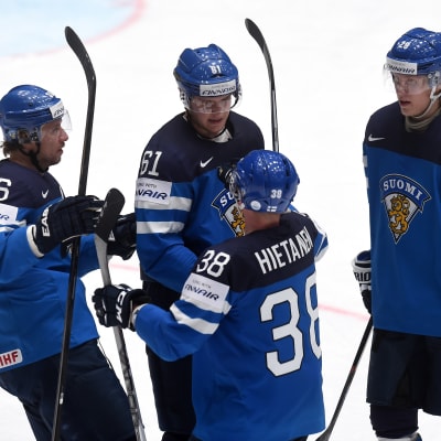 Jussi Jokinen, Aleksander Barkov, Juuso Hietanen och Patrik Laine kan alla representera Finland i World Cup.