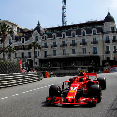 Kimi Räikkönen i Monaco