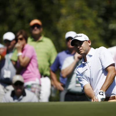 Bill Haas slår bollen