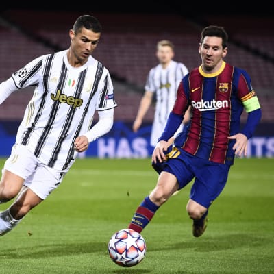 Cristiano Ronaldo och Lionel Messi.