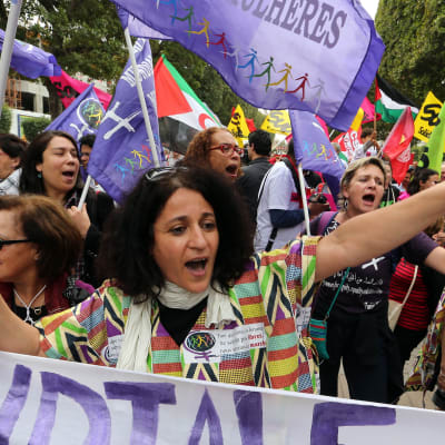 World Social Forum-demonstration i Brasilien 2013.
