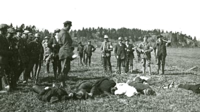 Arkebuseringar av röda 1918 i Västankvarn i Ingå.