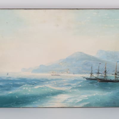 väärennetty aivazovski Poliisimuseo. Kuvaaja Jarkko Järvinen.