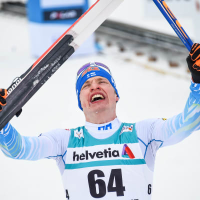 Iivo Niskanen efter VM-guldloppet 2017.