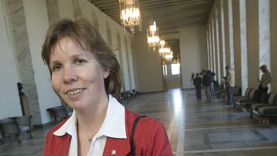 Anna-Maja Henriksson (SFP) i riksdagshuset 2007.