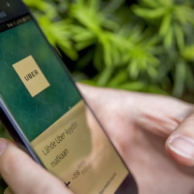 uberin tilaaminen mobiilisovelluksella
