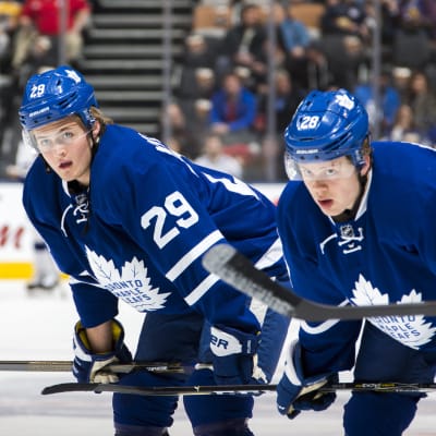 William Nylander och Kasperi Kapanen.