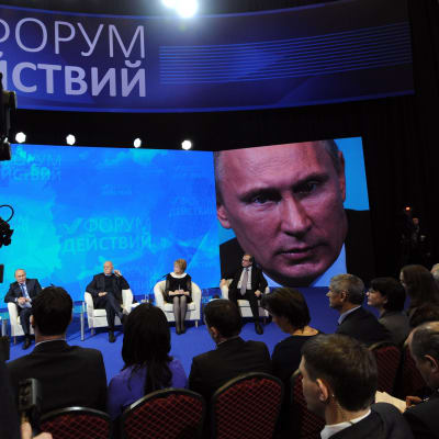 President Vladimir Putin på en konferens i Moskva den 5 december 2013