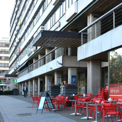 Rewell Centers utsida mot torget