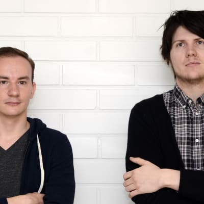 Evgenii Goncheko och Niklas Willstedt från bandet Ceremonials.