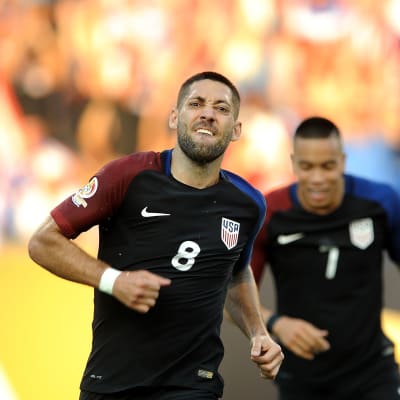 USA:s Clint Dempsey firar mål i Copa America.