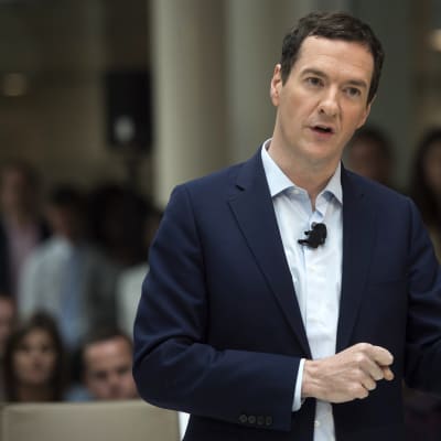George Osborne höll ett tal om EU-omröstningen i Bournemouth 3.6.2016