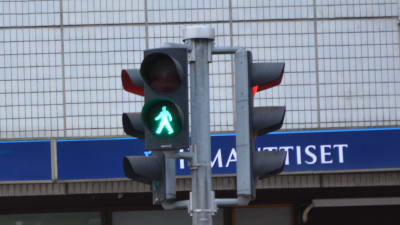 Grön gubbe, trafikljus