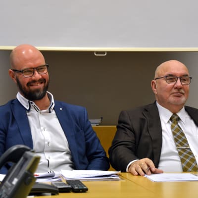 Porträtt av Kim Berg och Lars-Erik Gästgivars.