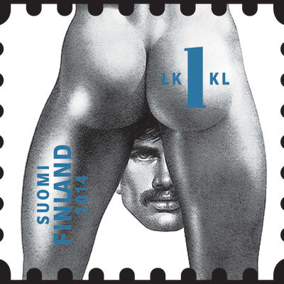 Tom of Finland - postimerkki vuodelta 2014