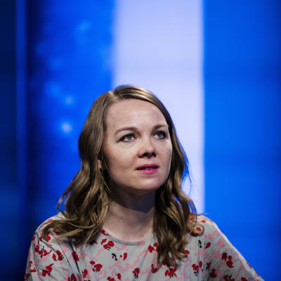 Kuvassa Ylen tiloissa on Katri Kulmuni, joka osallistui Ylen A-studioon 8. kesäkuuta 2020.