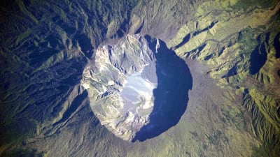 Vulkanen Tambora i Indonesien.