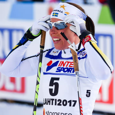 Charlotte Kalla tog två silver och ett brons i årets skid-VM i Lahtis.