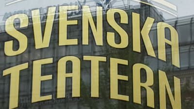 Svenska Teatern namnskylt