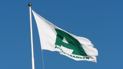 Ålandsbankens flagga.