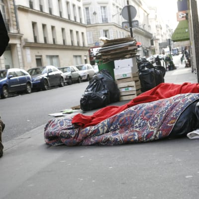 Hemlösa i Frankrike 2009