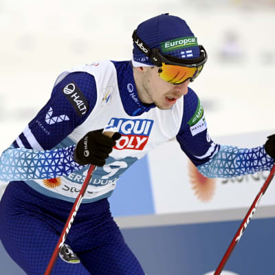 Ilkka Herola avancerade från 19:e till 6:e plats i skidmomentet.