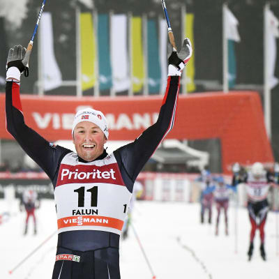Emil Iversen vann herrarnas tremil i längdåkarnas världscup i Falun.