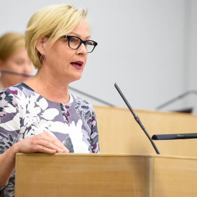 Eva Biaudet i riksdagen
