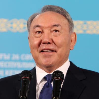 Kazakstans president Nursultan Nazarbajev
