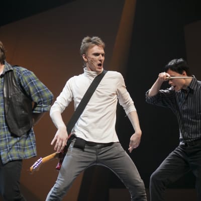 Joel Forsbacka, Filip Vikström, Filip Rosengren i Natten är ännu ung