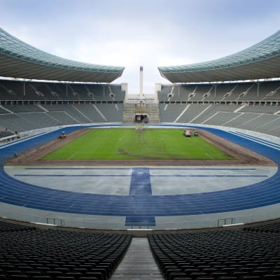 Olympiastadion i Berlin är finalarena för Champions League 2014-2015.