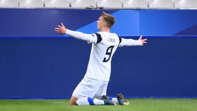Marcus Forss har gjort mål i landslaget.