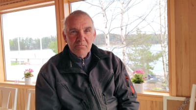 Fiskare Martin Tillman på Pellinge i Borgå.