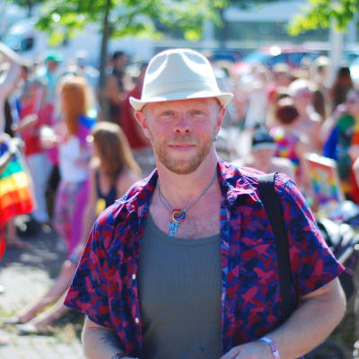 Roine Bertelson på Åland Pride