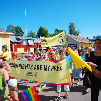 Prideparad på Åland