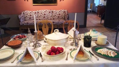 Holmska gårdens julbord i Borgå museum