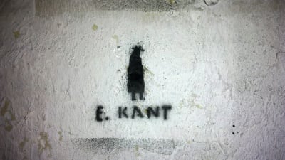 Grafitti av Immanuel Kant