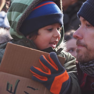Demonstration mot polisvåld i New York