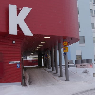 Etelä-Karjalan keskussairaalan päivystys.