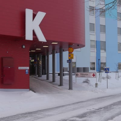 Etelä-Karjalan keskussairaalan päivystys.
