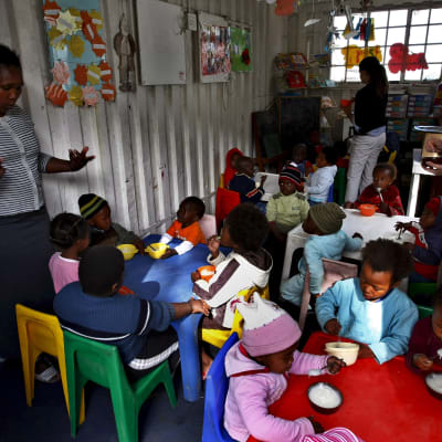 En skola i Sydafrika