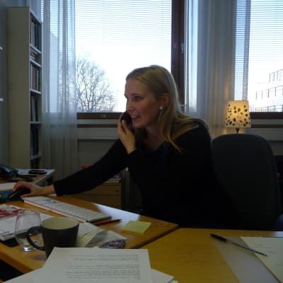 Akademilektor Anna-Greta Nyström vid Åbo Akademi