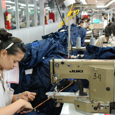 Klädfabrik i Taiwan