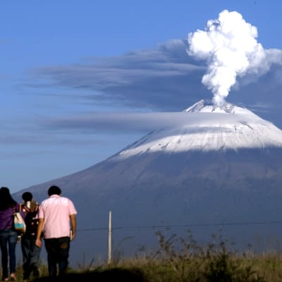 Vulkanen Popocatepétl i Mexico.